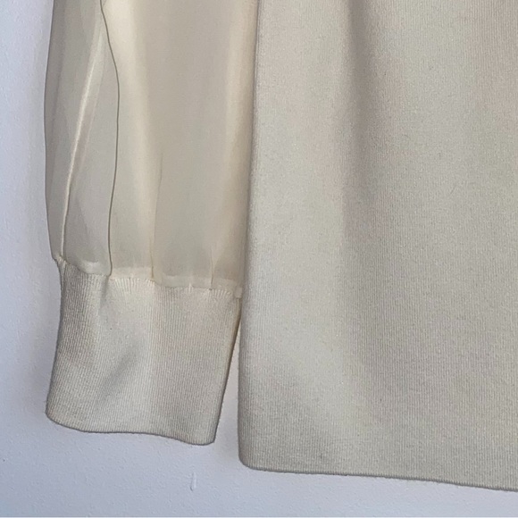 Talbots Poet Sleeve Sweater NWT Ivory - Picture 7 of 9